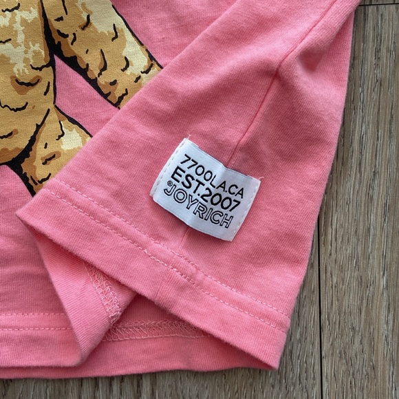 Joyrich Rock Teddy Pink Crop Top - Picture 3 of 9